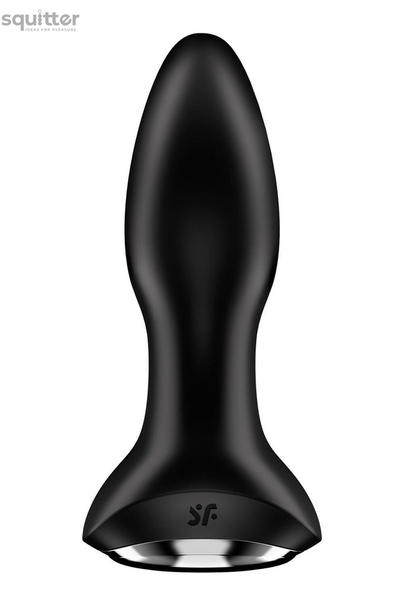 Анальная смарт вибропробка с жемчужным массажем Satisfyer Rotator Plug 2+ Black SO6279 фото