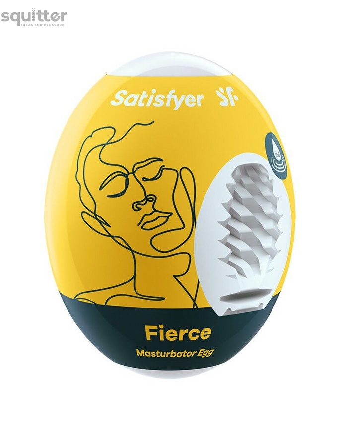 Самозмащувальний мастурбатор-яйце Satisfyer Masturbator Egg Single Fierce, одноразовий, не вимагає з SO5522 фото