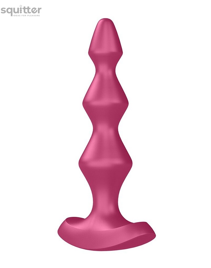 Анальный стимулятор-бусины с двумя моторами Satisfyer Lolli-Plug 1 Berry SO4925 фото