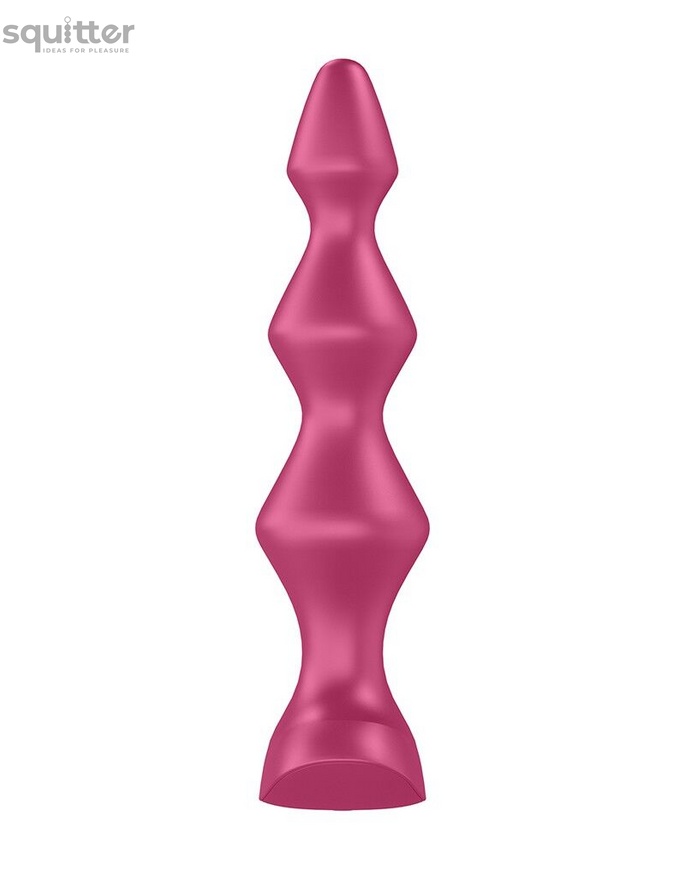 Анальный стимулятор-бусины с двумя моторами Satisfyer Lolli-Plug 1 Berry SO4925 фото