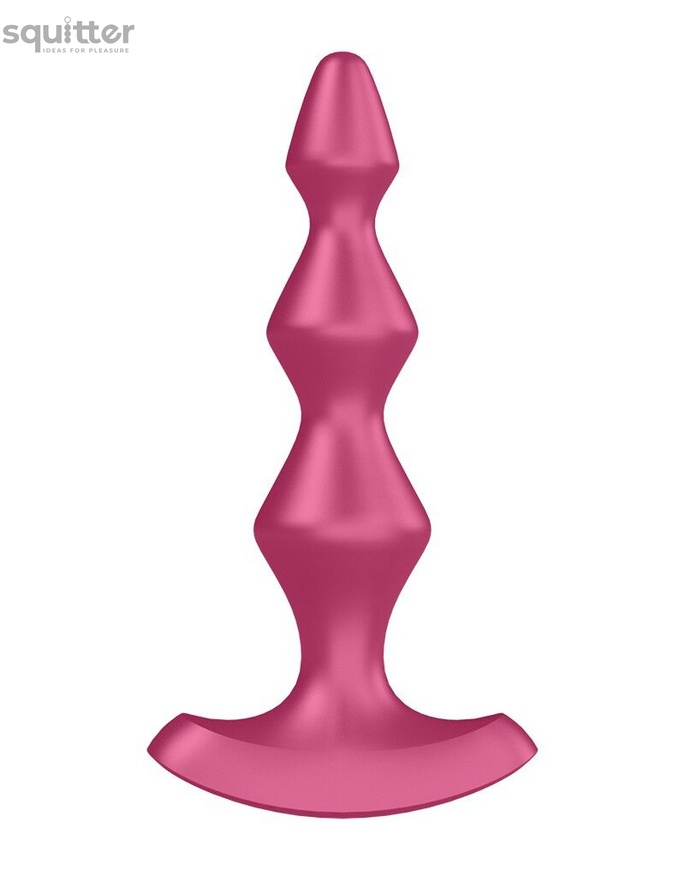 Анальный стимулятор-бусины с двумя моторами Satisfyer Lolli-Plug 1 Berry SO4925 фото