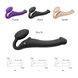 Безремінний страпон з вібрацією Strap-On-Me Vibrating Violet M, діаметр 3,8 см, пульт ДК, регульований SO3825,6 - інтернет-магазин інтимних товарів Squitter