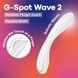 Вібратор Satisfyer G-Spot Wave 2 White, імітує доторкання пальця SX3844,6 - інтернет-магазин інтимних товарів Squitter