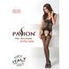 Бодистокинг Passion BS046 black, комбинезон с имитацией чулокPBS046B,5 - интернет-магазин интимных товаров Squitter