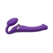 Безремневой страпон с вибрацией Strap-On-Me Vibrating Violet M диаметр 3,3см, пульт ДУ, регулируемый SO3825 фото 6