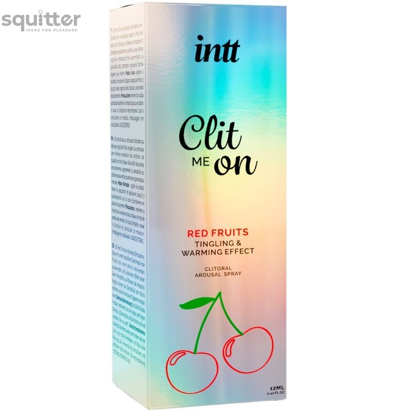 Збуджувальний спрей для клітора Intt Clit Me On Red Fruits Warming Effect 12 мл, зігріваючий ефект SO8393 фото