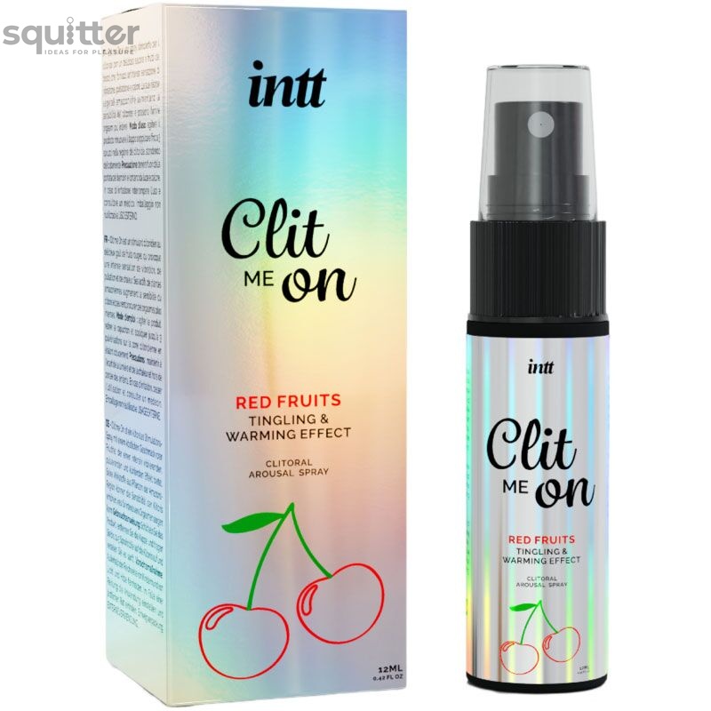 Збуджувальний спрей для клітора Intt Clit Me On Red Fruits Warming Effect 12 мл, зігріваючий ефект SO8393 фото