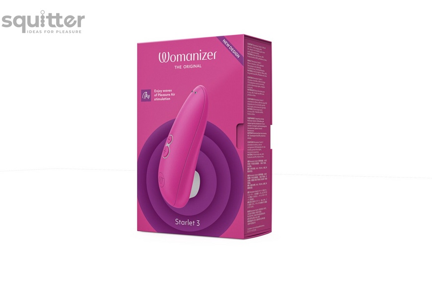 Вакуумний кліторальний стимулятор Womanizer Starlet 3 PINK SO8743 фото