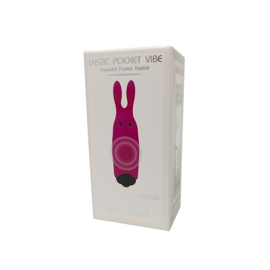 Віброкуля Adrien Lastic Pocket Vibe Rabbit Pink зі стимулюючими вушками AD33421 фото