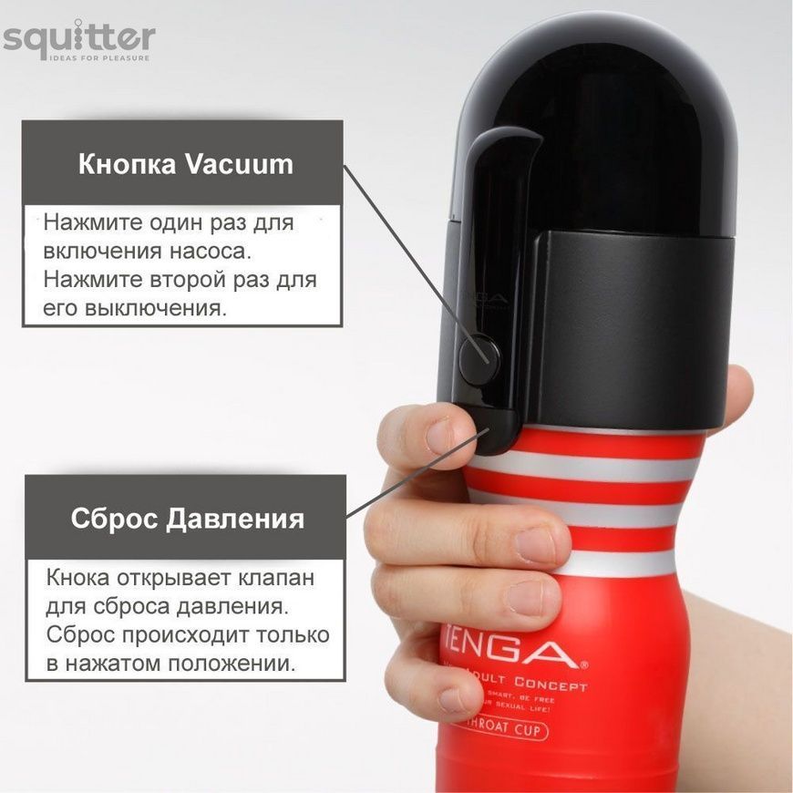 Вакуумна насадка Tenga Vacuum Controller, єдиний, що смокче (без мастурбатора) SO7122 - онлайн-сексшоп Сквітер