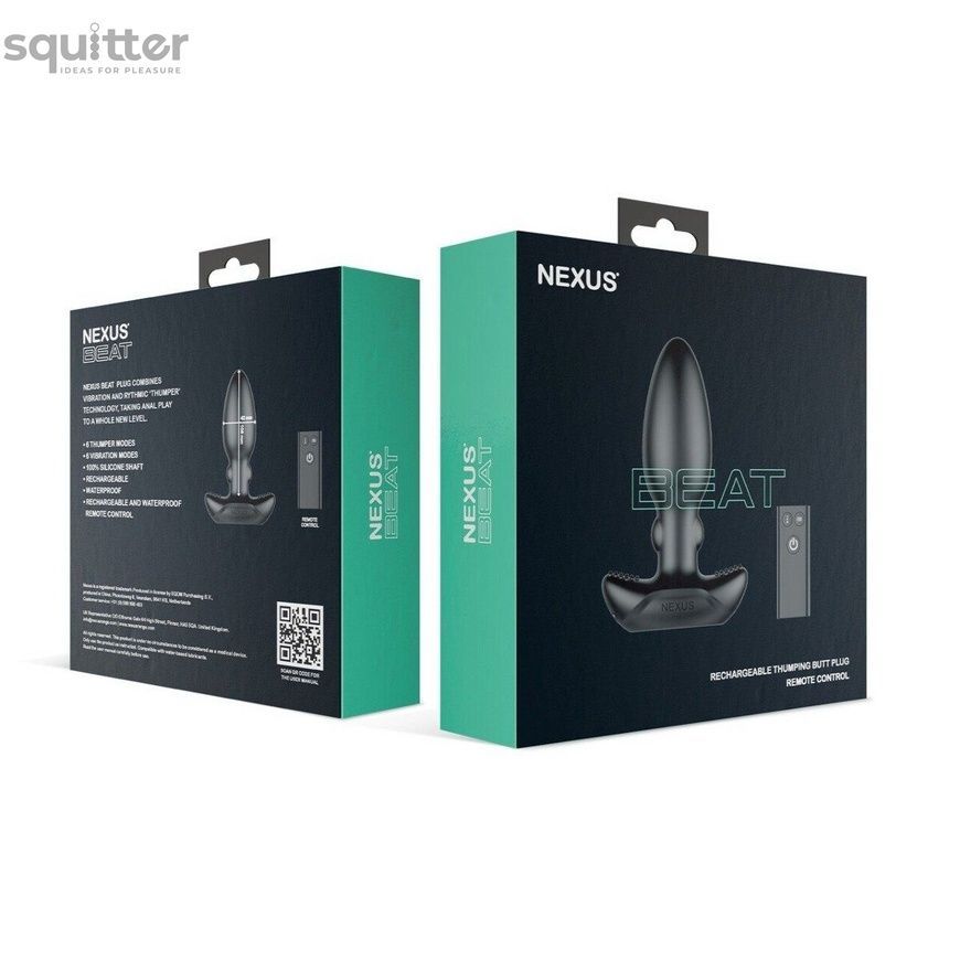 Анальна вібропробка Nexus Beat Butt Plug SX2701 - онлайн-сексшоп Сквітер