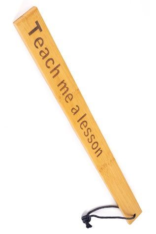 Паддл Fetish Tentation &mdash; Paddle Teach me a lesson Bamboo, упакован в ПЭ пакет SO7009 - онлайн-сексшоп Сквитер