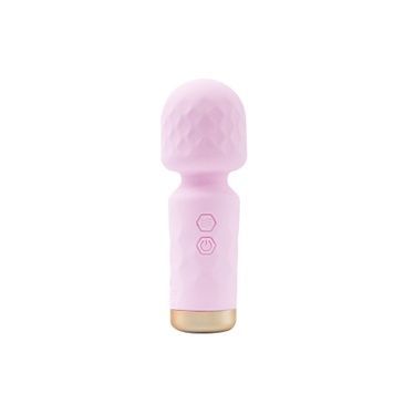 Вібромасажер M&rsquo;Lady Mini Vibrating Wand Pink SX3145 - онлайн-сексшоп Сквітер