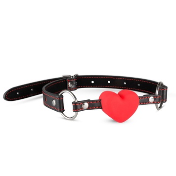 Силіконовий кляп у вигляді серця Whipped - Heart Ball Gag SO5124 фото