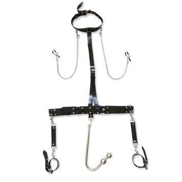 Бондажный набор с металлическим анальным крюком №3 Art of Sex Bridget Bondage set with anal hook №3 SO8292 - онлайн-сексшоп Сквитер