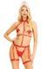 Портупея з чокером і гартери Leg Avenue 2PC Vegan Leather Nurse Harness Teddy and Headband Red M SX1717,12 - інтернет-магазин інтимних товарів Squitter