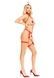 Портупея з чокером і гартери Leg Avenue 2PC Vegan Leather Nurse Harness Teddy and Headband Red M SX1717,9 - інтернет-магазин інтимних товарів Squitter