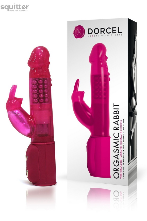 Вибратор-кролик Dorcel Orgasmic Rabbit Pink с жемчужным массажем SO1347 фото