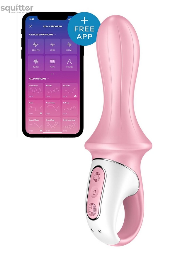 Анальный смарт-вибратор Satisfyer Air Pump Booty 5+, надувается SO6717 фото