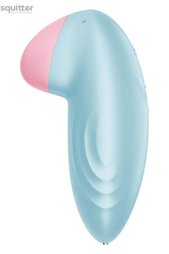 Смарт-вібратор для клітора Satisfyer Tropical Tip Light Blue SO7142 - онлайн-сексшоп Сквітер