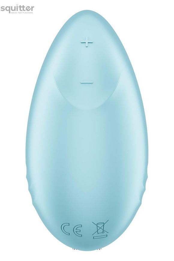 Смарт-вібратор для клітора Satisfyer Tropical Tip Light Blue SO7142 - онлайн-сексшоп Сквітер