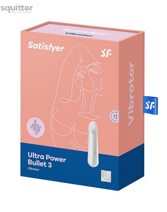 Віброкуля на акумуляторі Satisfyer Ultra Power Bullet 3 White SO5428 фото