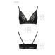 Эластичный топ с кружевом Passion PS001 TOP black, size MSO4176,6 - интернет-магазин интимных товаров Squitter