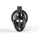 Клітка для пеніса LOCKINK SEVANDA Plastic Penis Chastity Cage - Black SX0872 фото 3