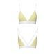 Спортивный топ с двойными бретелями Passion PS007 TOP yellow, size MSO4276,4 - интернет-магазин интимных товаров Squitter
