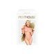 Боди Penthouse Scandalous S/L Red, крупная сетка, высокий воротник, длинные рукаваSO6461,3 - интернет-магазин интимных товаров Squitter