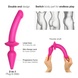 Анальна пробка з Ділдо Strap-On-Me SWITCH PLUG-IN SEMI-REALISTIC DILDO FUCHSIA - L SO6829 фото 2