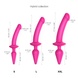 Анальна пробка з Ділдо Strap-On-Me SWITCH PLUG-IN SEMI-REALISTIC DILDO FUCHSIA - L SO6829 фото 4