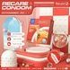 Презервативи Recare Cola Dotted&Ribbed Condoms 3 шт, з пухирцями та ребрами, аромат: Кола SX3319,7 - інтернет-магазин інтимних товарів Squitter