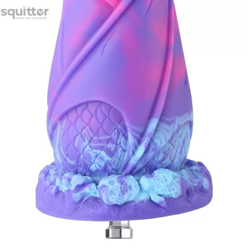 Фалоімітатор для секс-машин Hismith 7.48&Prime; Silicone Dildo HSA139 Monster Series, система KlicLok SO9969 - онлайн-сексшоп Сквітер