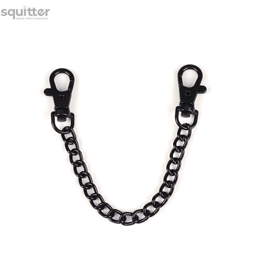 Поножі Liebe Seele Flower Rhythm - Black and Red Leather Flowers Hand Cuffs SX4840 - онлайн-сексшоп Сквітер