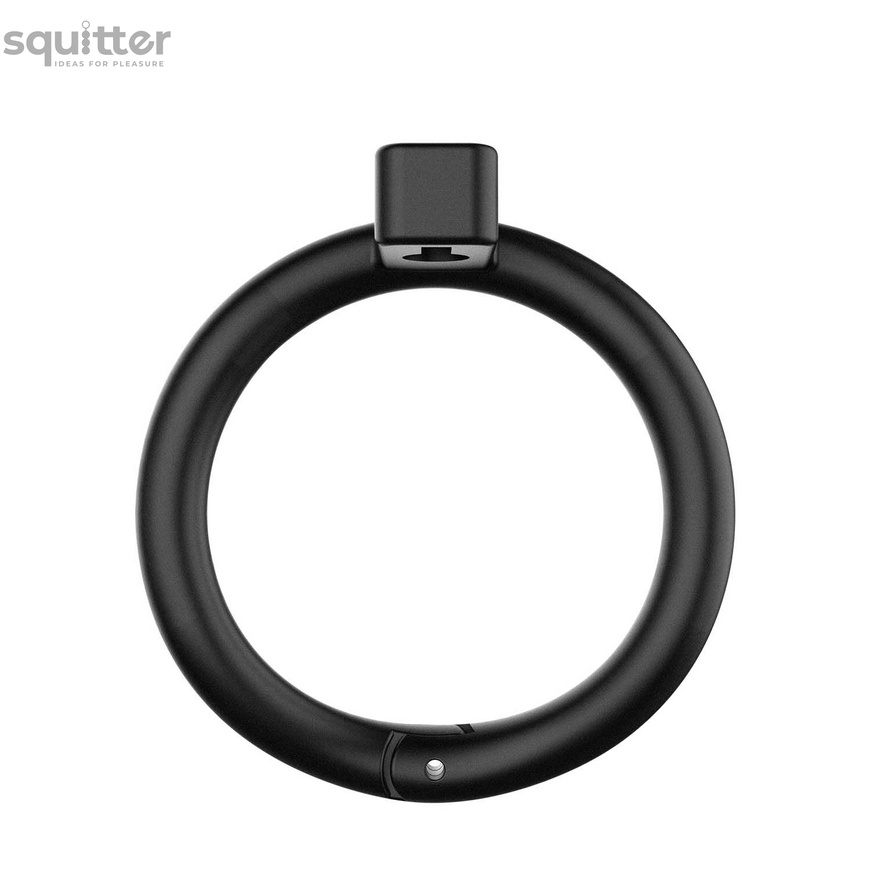 Клітка для пеніса LOCKINK SEVANDA Plastic Penis Chastity Cage - Black SX0872 фото