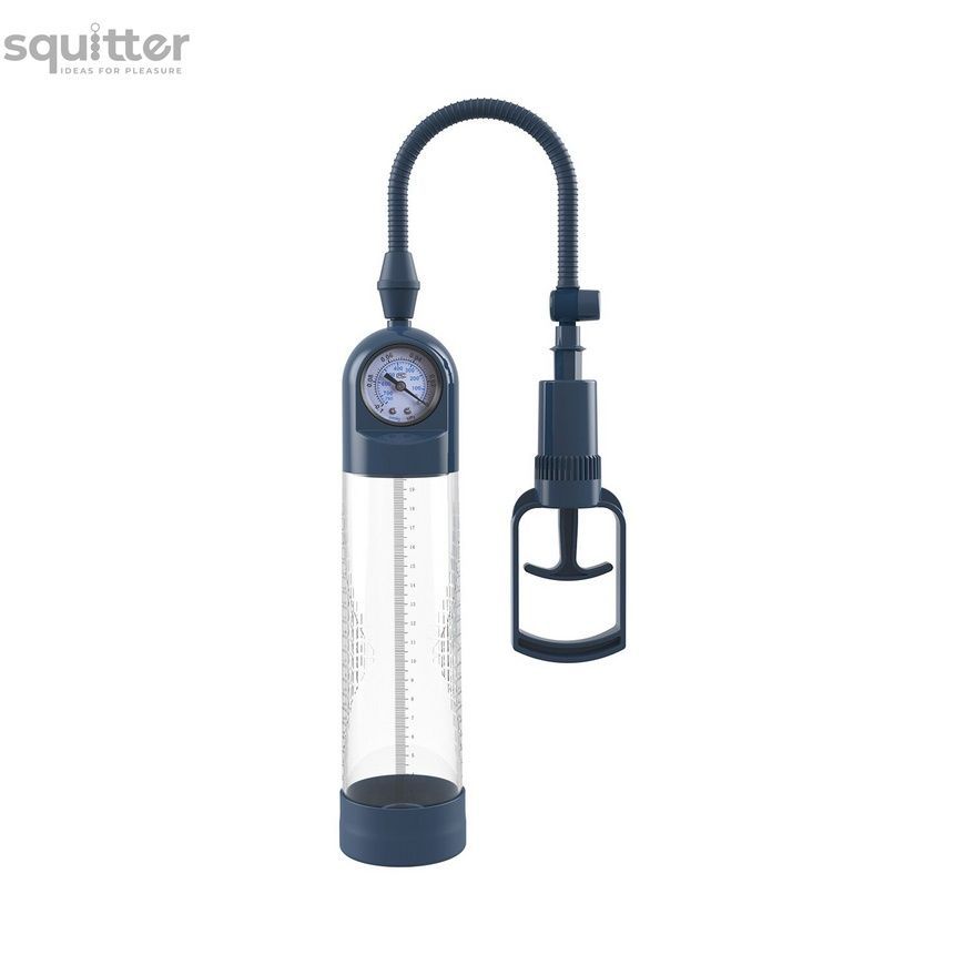 Вакуумна помпа для пеніса Boners Penispump With Pressure Gauge SX3903 - онлайн-сексшоп Сквітер