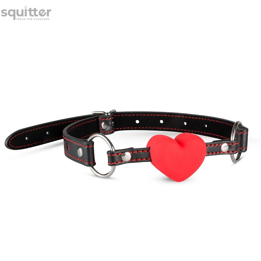 Силіконовий кляп у вигляді серця Whipped - Heart Ball Gag SO5124 фото