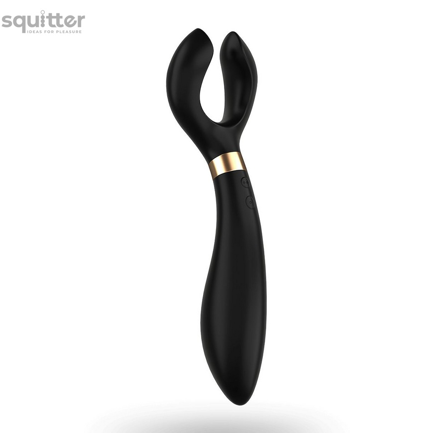 Вібратор для пар Satisfyer Endless Fun Black, три мотори, багатофункціональний SO3108 фото