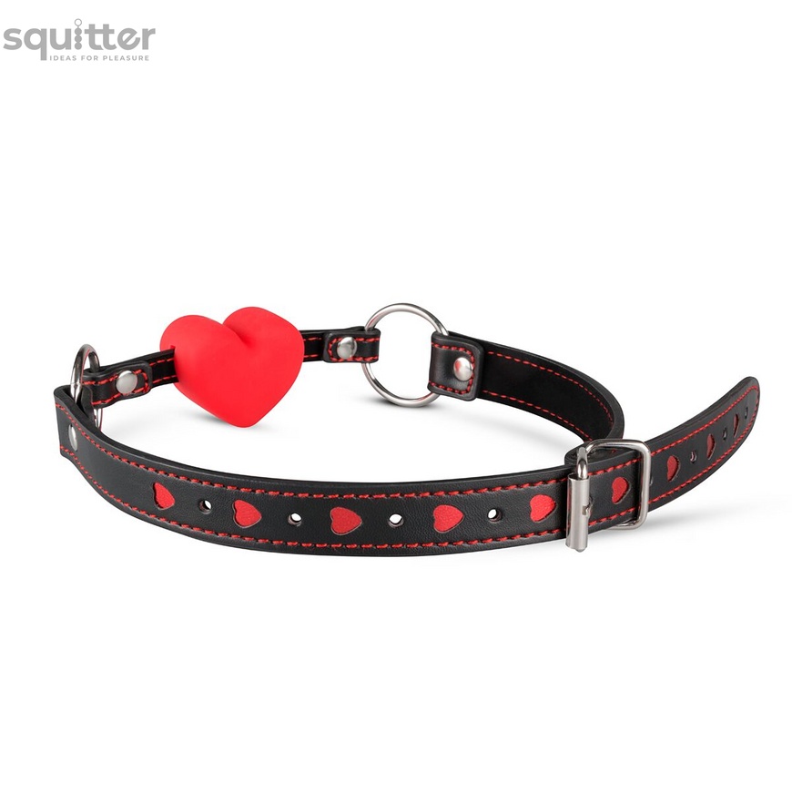 Силіконовий кляп у вигляді серця Whipped - Heart Ball Gag SO5124 фото