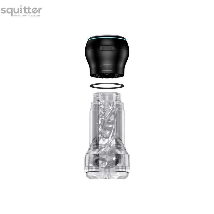 Мастурбатор Kiiroo Feel Pocket Crystal зі всмоктувальною інтерактивною насадкою PowerBlow Combo Set SX2240 - онлайн-сексшоп Сквітер