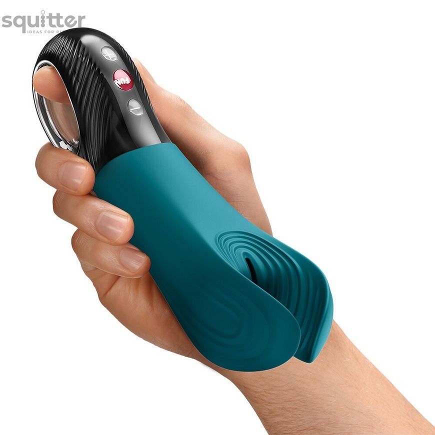 Вібратор для пеніса Fun Factory MANTA Bottle Green, підходить для парних ігор SX4298 - онлайн-сексшоп Сквітер