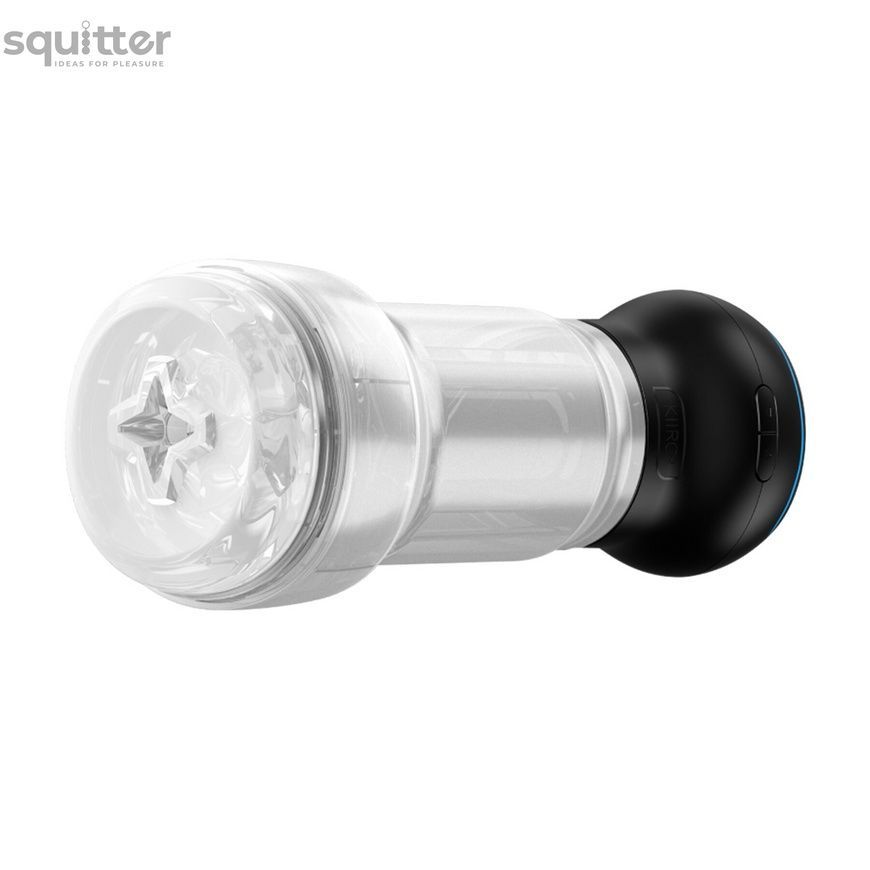 Мастурбатор Kiiroo Feel Pocket Crystal зі всмоктувальною інтерактивною насадкою PowerBlow Combo Set SX2240 - онлайн-сексшоп Сквітер