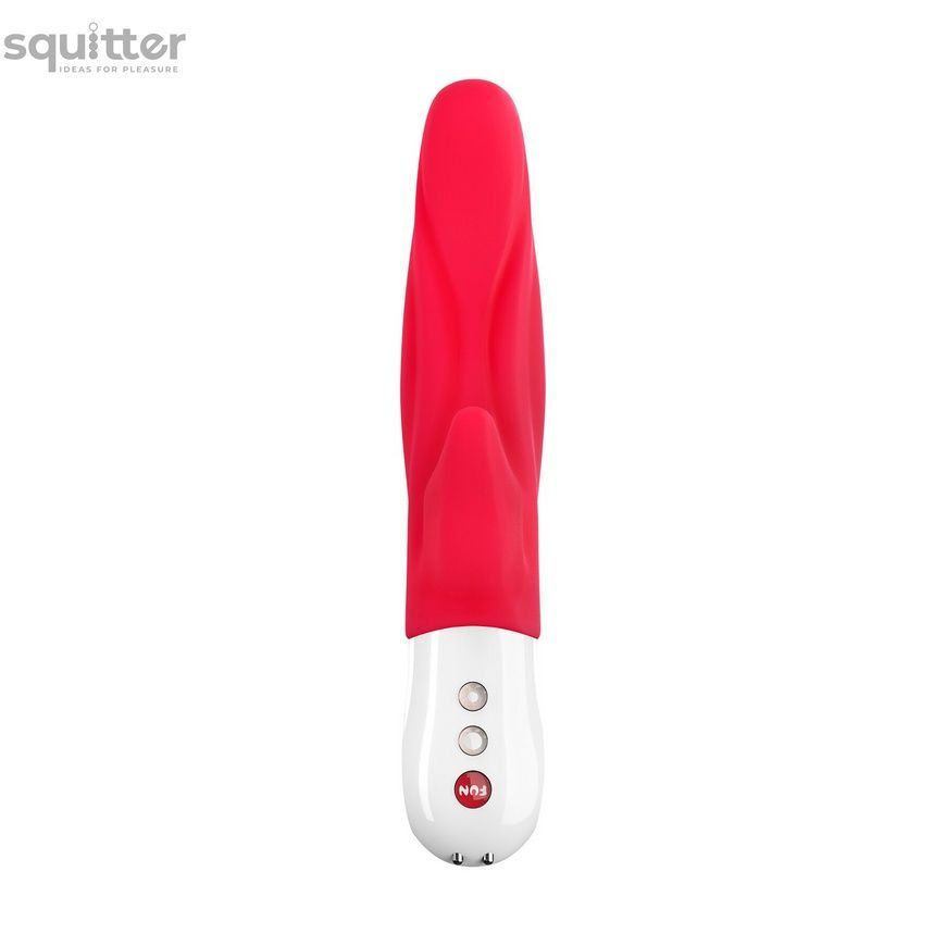 Вібратор-кролик для точки А Fun Factory LADY BI india red, 2 мотори, 12 режимів SX0942 - онлайн-сексшоп Сквітер
