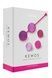 Вагінальні кульки Liebe Kewos &mdash; Cerise/Candy Violet, 5 кульок у комплекті, 15, 25, 35, 45 та 55 г SX1596,5 - інтернет-магазин інтимних товарів Squitter