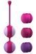 Вагінальні кульки Liebe Kewos &mdash; Cerise/Candy Violet, 5 кульок у комплекті, 15, 25, 35, 45 та 55 г SX1596,4 - інтернет-магазин інтимних товарів Squitter