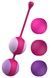 Вагінальні кульки Liebe Kewos &mdash; Cerise/Candy Violet, 5 кульок у комплекті, 15, 25, 35, 45 та 55 г SX1596,1 - інтернет-магазин інтимних товарів Squitter