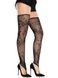 Панчохи Leg Avenue Floral Net Toe Loop Footless Thigh Highs One Size SX2763,3 - інтернет-магазин інтимних товарів Squitter