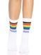 Leg Avenue Pride crew socks RainbowSO8584,1 - интернет-магазин интимных товаров Squitter