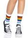 Leg Avenue Pride crew socks RainbowSO8584,3 - интернет-магазин интимных товаров Squitter